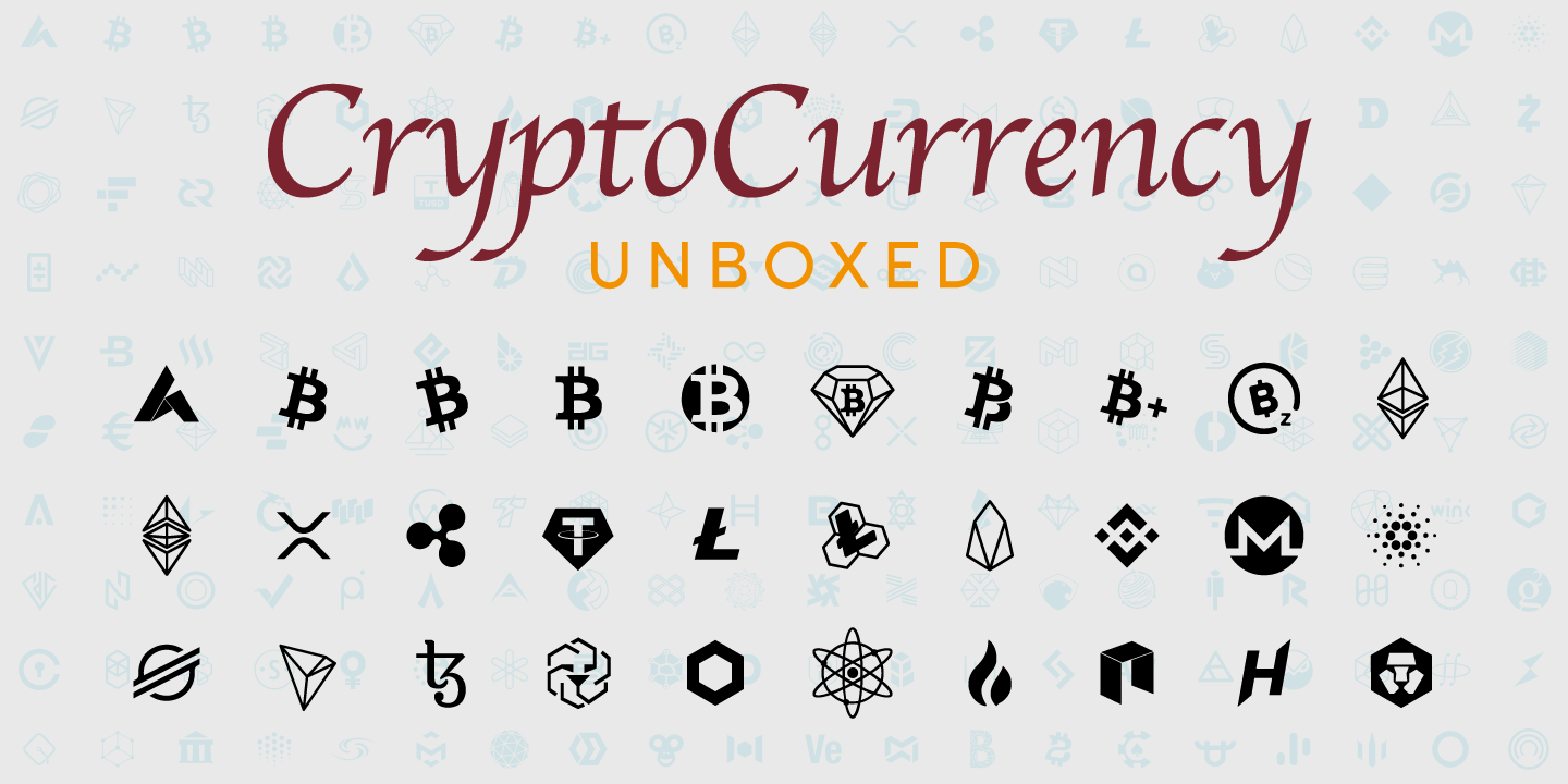Cryptocurrency Guide Map Font preview